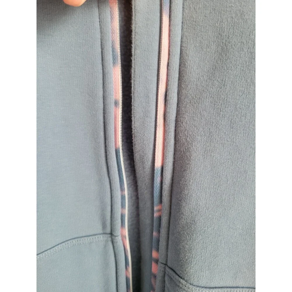 Athleta Girl  Fleece Lined Hoodie Sweatshirt Jacket Girls XL 14 Full Zip